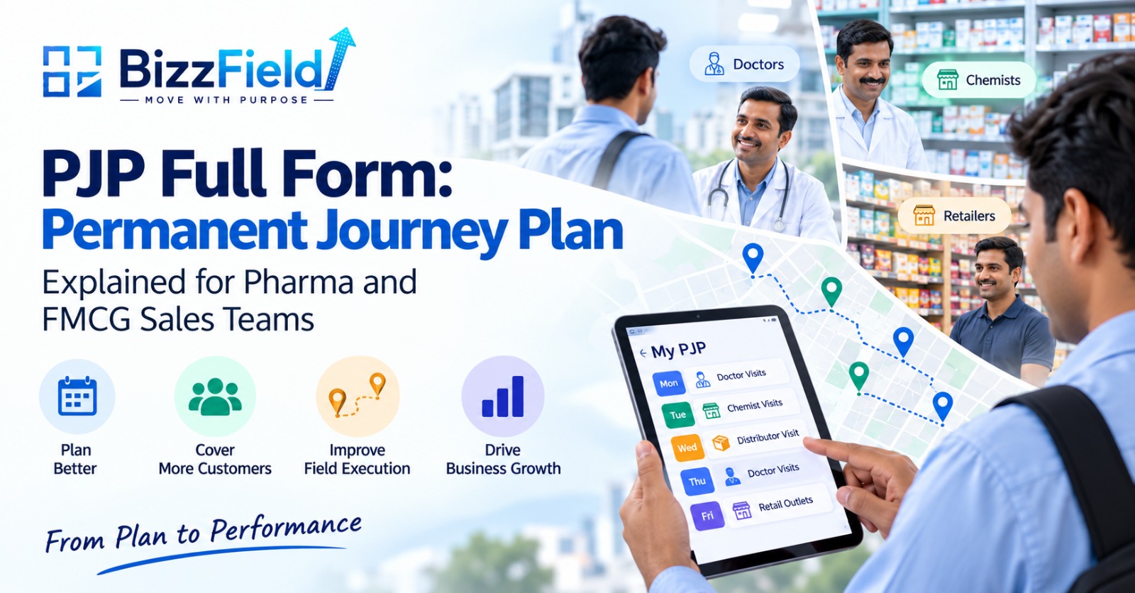 PJP Full Form: What Is a Permanent Journey Plan in Pharma and FMCG Sales?