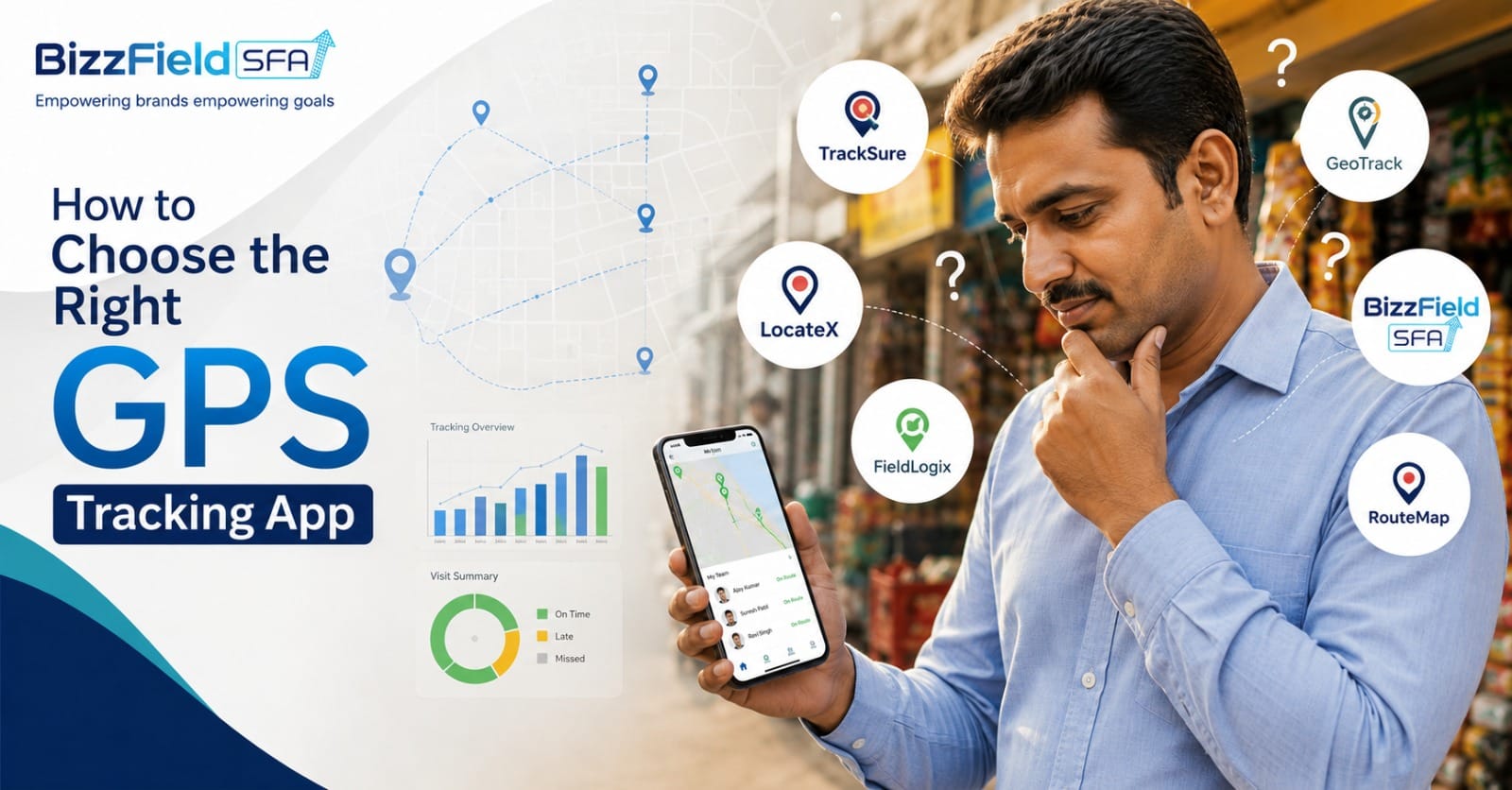 How to Choose the Right GPS Tracking App for Your Field Sales Team in India