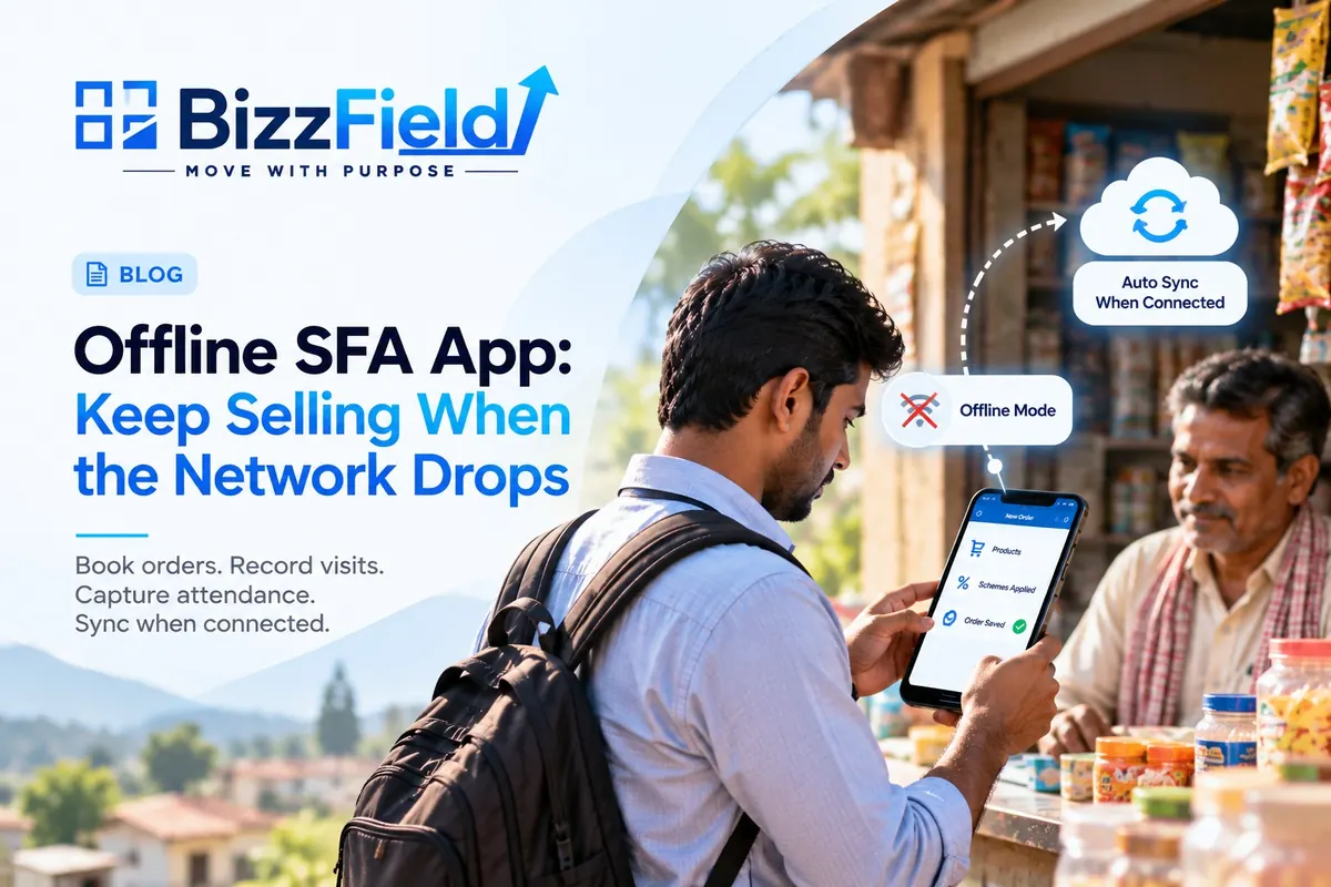 Offline SFA App: How Field Sales Teams Keep Selling When the Network Drops